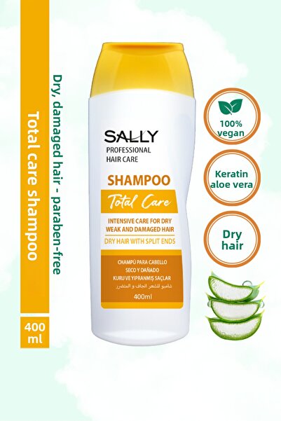 Sally Total Care Complete Repair Professional Shampoo for Dry and Damaged Hair 400ml