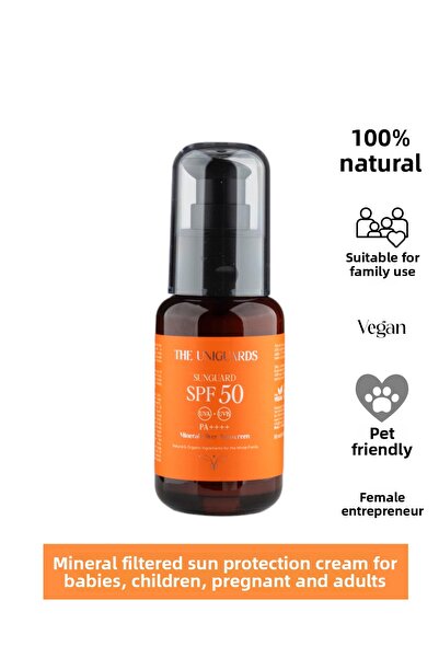 NOVERA ORGANIC كريم الشمس يونيجاردز 50 عامل حماية من الشمس، نباتي، طبيعي، عضو...