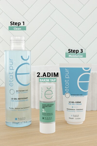 Etat Pur Pure Active Salicylic Acid Combination Oily Skin Anti-Acne Blackhead Concentrated Care Serum 15ml
