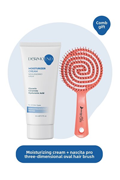 Dermoend Moisturizing Cream and Comb
