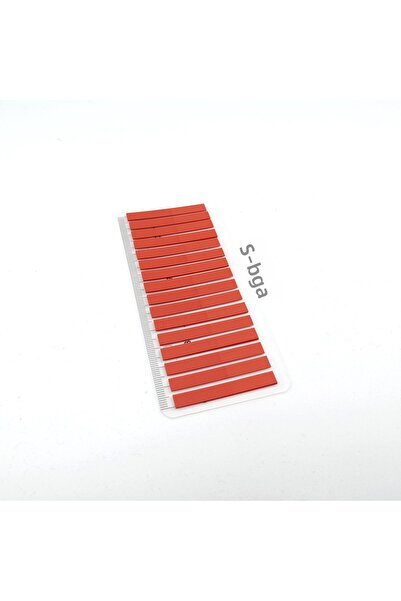 sibga tasarım Red Color Thin Strip 320 Sheets Transparent Color Postit Post-It Post It. Bookmark Bookmark Postit