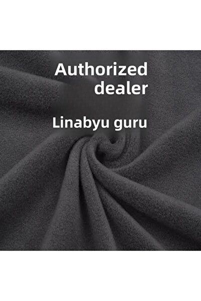 LinaByUgurr Țesătură polară groasă, universală, de calitate, fără pătăi, gri ...