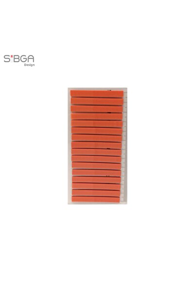 sibga tasarım Orange Color Thin Strip 320 Sheets Transparent Color Postit Post-It Post It. Bookmark Bookmark Postit