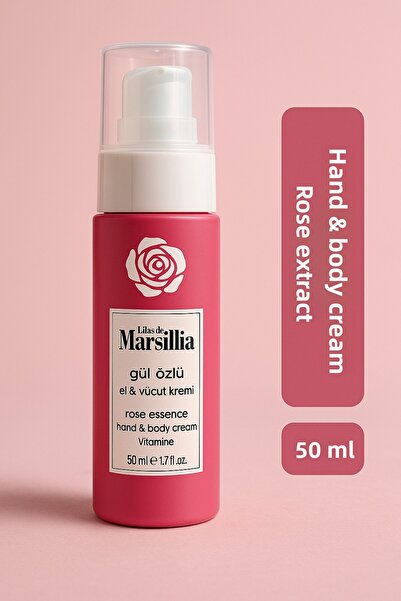 Lilas de Marsillia كريم اليدين والجسم بخلاصة الورد