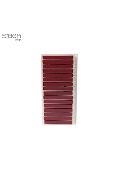 sibga tasarım Burgundy Thin Strip 320 Sheets Transparent Color Postit Post-It Post It. Bookmark Bookmark Postit