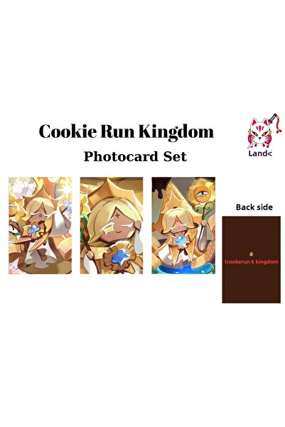 Hara Company Cookie Run Kingdom Game Pure Vanilla Cookie Game Photocard Set /...