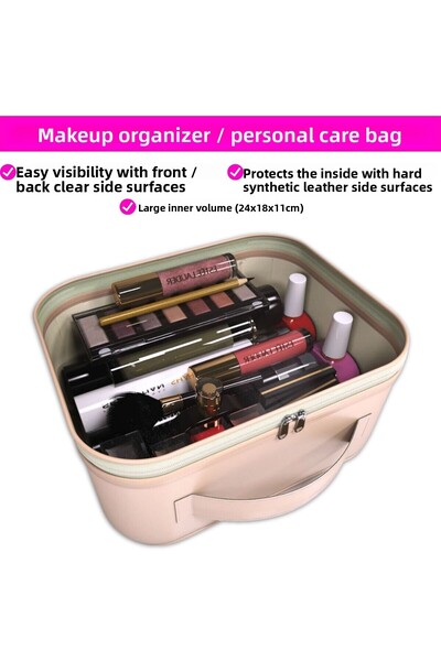 Palwin Makeup Bag – Personal Care Cosmetic Travel Organizer, Accessories Jewe...