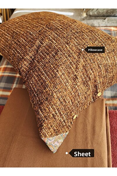 Sarev 100% Cotton Flannel Double Bed Sheet Set