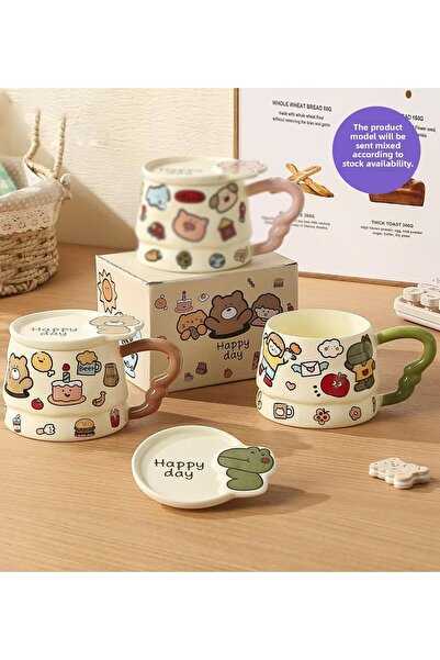 hediyeofisi Pixel 350 ml Premium Ceramic Mug – Durable, Stylish Design, Suitable for Hot and Cold Drinks Gift Mug