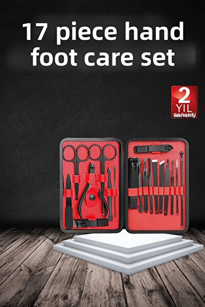 Generic Brand Mtxdpn 17-Piece Manicure Set Portable Special Bag with Hand and...