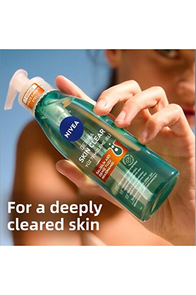 NIVEA Derma Skin Clear Anti-Facial Cleansing Gel 150ml X 5 Pcs