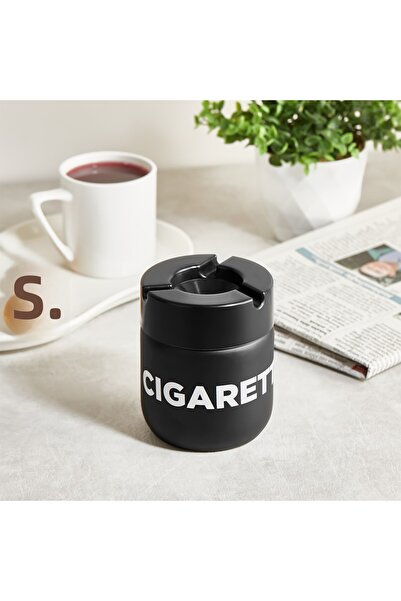 Mons Qlux Glass Ashtray Home Balcony Cafe Restaurant Dust-Free Odorless Ashtr...