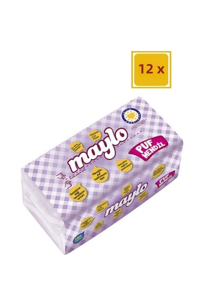 Maylo Puff Tissue 150 Pcs Set of 12