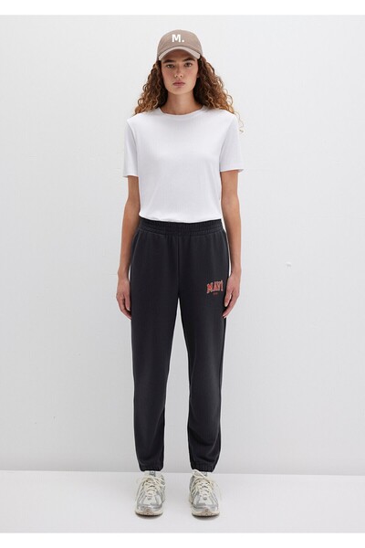 Mavi AnthracitE logo PrintEd SwEatpants - 1010757 -80106