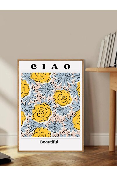 Tuba Decor Tablo dintr-o singură bucată cu rame din lemn pentru sufragerie, s...