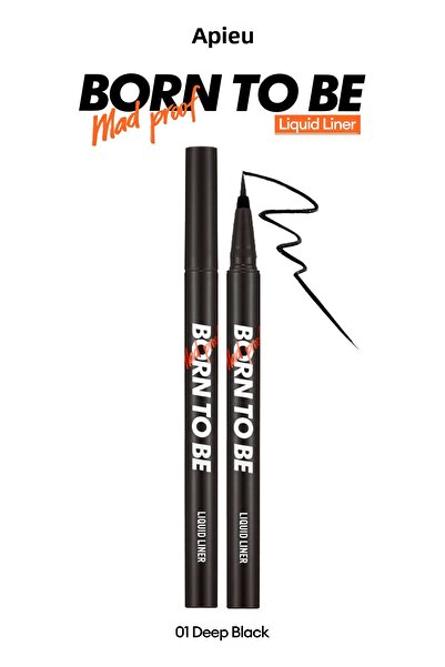 Missha Long-Lasting, Waterproof, Liquid Eyeliner Born to Be Madproof Liquid L...