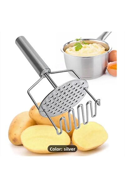 Alvin Potato Masher, Stainless Steel Potato Double Layer Masher