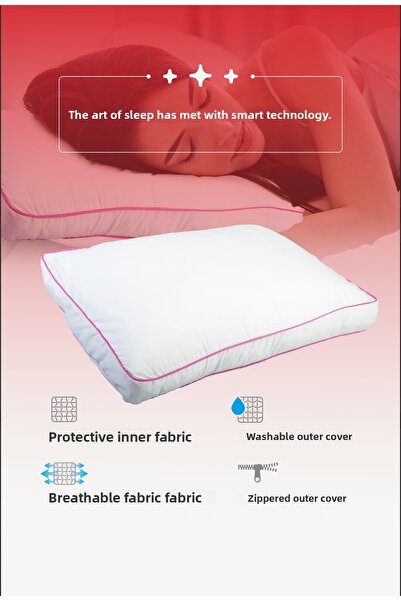 PUFYMAX Frio Medical Pillow, Spine-Friendly Visco Particle High-Fill Orthopedic Pillow 2100Gr