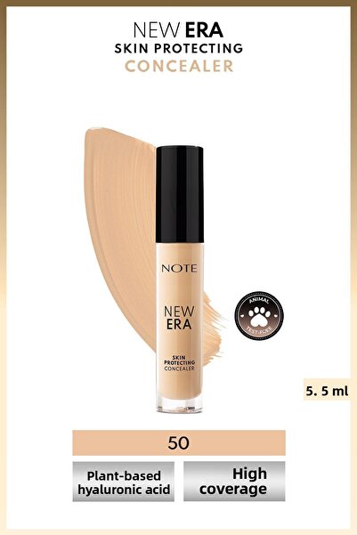 NOTE خافي عيوب البشرة من نيو إيرا، خافي عيوب تحت العين، ملمع - 50 بيج متوسط