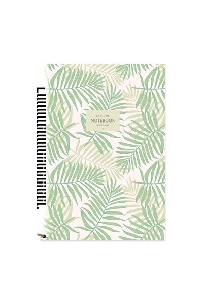 KESKİN COLOR A4 La Plume Leaves Notebook A4 80 YpCardboard Cover