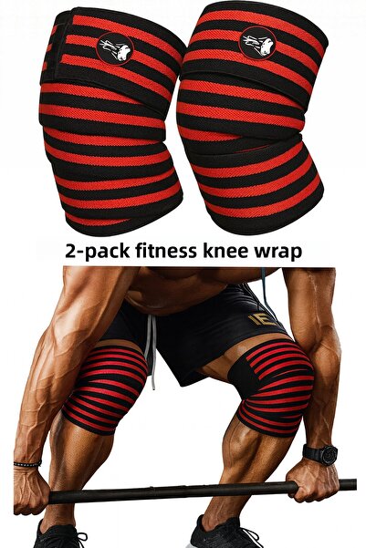 GAZELMANYA Knee Bandage 2-Piece Fitness Knee Brace Weight Knee Wrap Fitness Knee Wraps Fitness Knee Wrap Wrapped Knee Brace