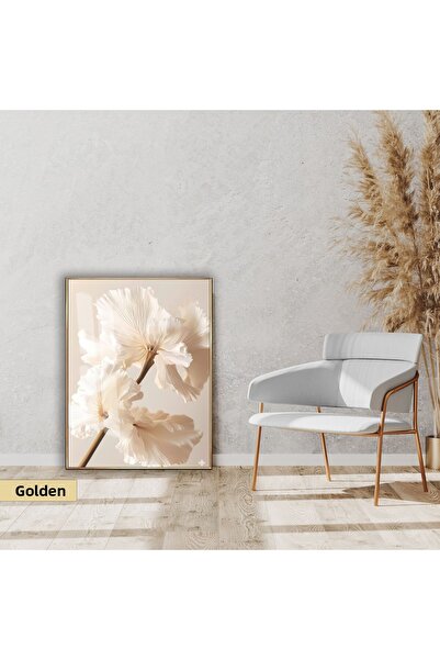 Harikabirev Hari̇kabi̇rev | Soft |   Hibiscus Flower Model | Framed Glass Tab...