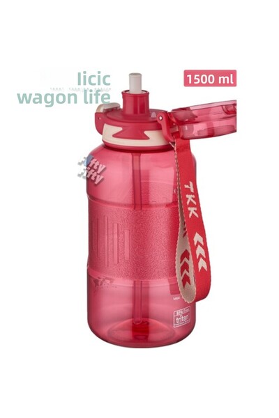 Vagon 1500 ml Pink Life Tkk Water Bottle