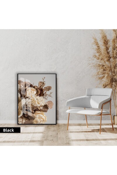 Harikabirev Hari̇kabi̇rev | Soft |   Dry Flower Bouquet Model | Framed Glass ...