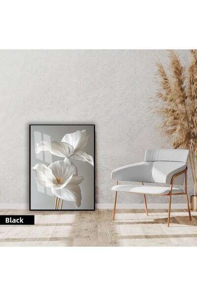 Harikabirev HARIKABİREV | SOFT | MODEL MINIMAL ALB CU FLORI DE HIBISCUS | TAB...