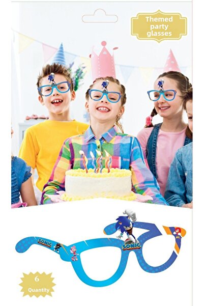 MFM نظارات حفلات بتصميم سونيك 6 قطع