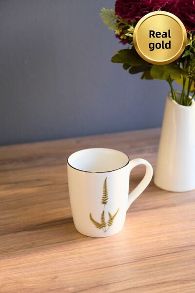 tabakevi Tabak Evi Porcelain Natura Marinum Mug with Handle 9cm 220ml Single