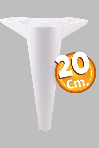 MH MiniHediye Aspen Luxury Furniture Sofa Armchair Tv Unit Console Riser Leg Feet 20 cm White Leg