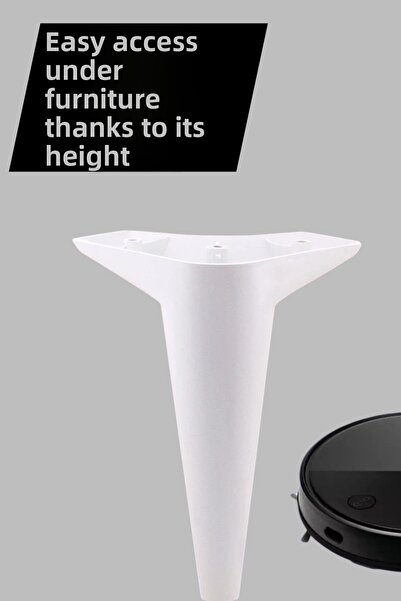 MH MiniHediye Aspen Luxury Furniture Sofa Armchair Tv Unit Console Riser Leg Feet 20 cm White Leg