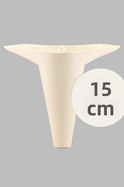 MH MiniHediye Aspen Luxury 15 cm (White) Leg Furniture Sofa Armchair Riser Leg Feet
