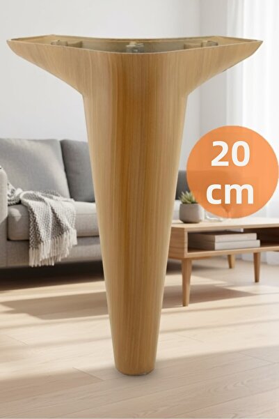 MH MiniHediye Aspen Luxury Furniture Sofa Armchair Tv Unit Console Riser Leg Feet 20 cm Wood Patterned