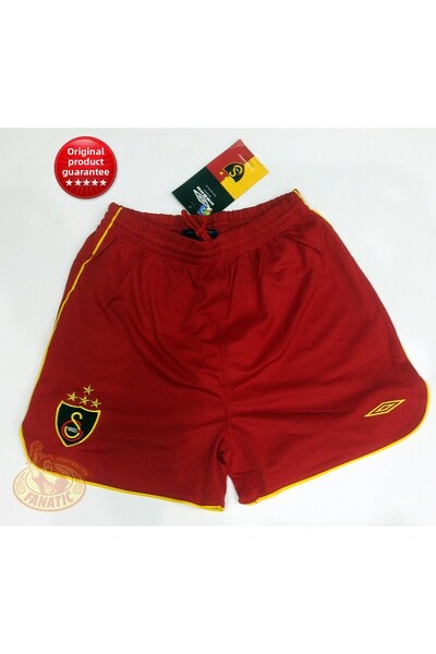 Galatasaray Original Licensed Jersey Children's Shorts Red Yellow