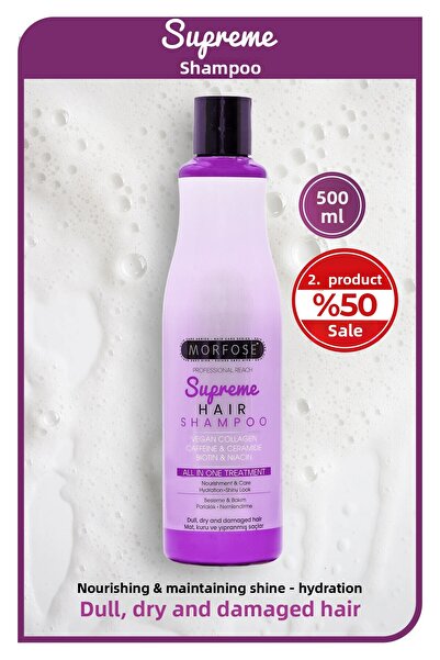 Morfose Supreme Hair Shampoo 500 ml - Nutrition, Care and Shine