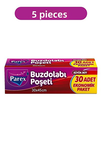 Parex كيس ثلاجة كبير الحجم 30 × 5 قطع