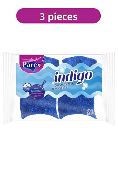Parex Indigo 2-Pack Sponge Triple Pack