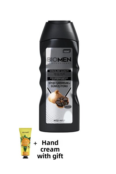 KMS HOME Biomen Anti-Hair Loss Black Garlic and Silver Ion Shampoo 400 ml