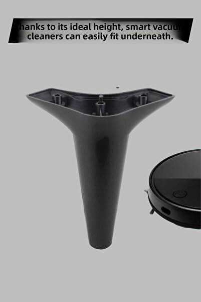 MH MiniHediye Aspen Luxury Furniture Sofa Armchair Tv Unit Base Riser Leg Feet 15 cm Black Leg