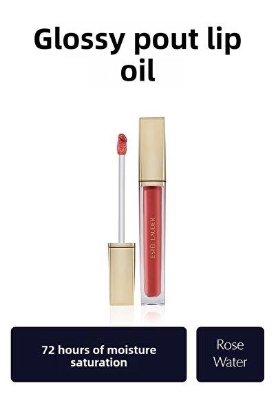 Estee Lauder Glossy Pout Dudak Yağı - Renk: Apă de trandafiri
