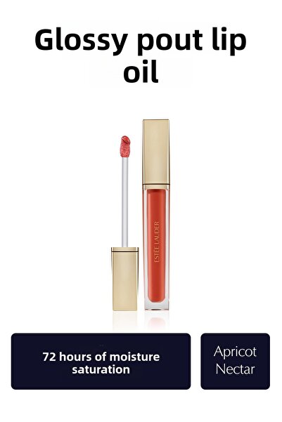 Estee Lauder Glossy Pout Dudak Yağı - Renk: Nectar de caise