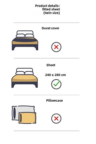 VAROL Risus Series Hotel Bed Sheet 240x280 83 Wire