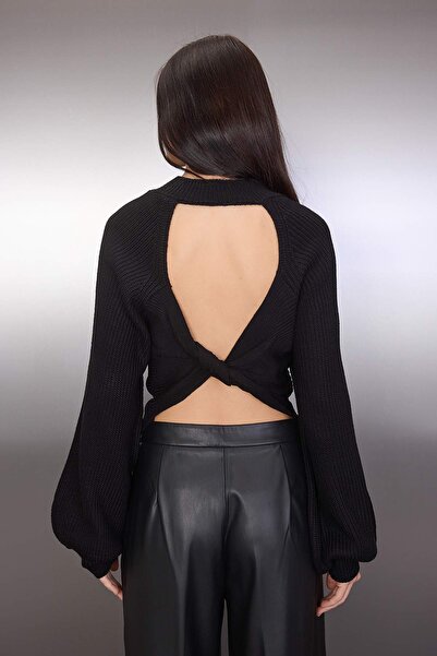 Trendyol Collection Необхідні елементи гардеробу Синій облягаючий светр з каймою | TWOAW26KZ00083