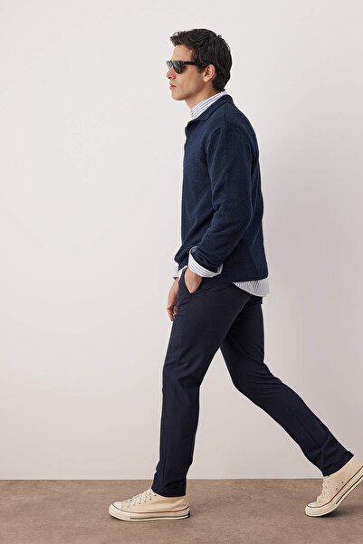 Trendyol Collection Navy Blue Men's Trousers Tmnaw26Pl00024