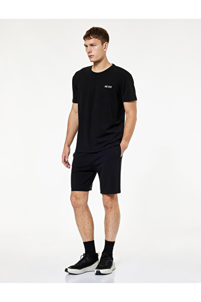 Koton Regular Fit Short Sleeve Crew Neck Printed Sports T-Shirt