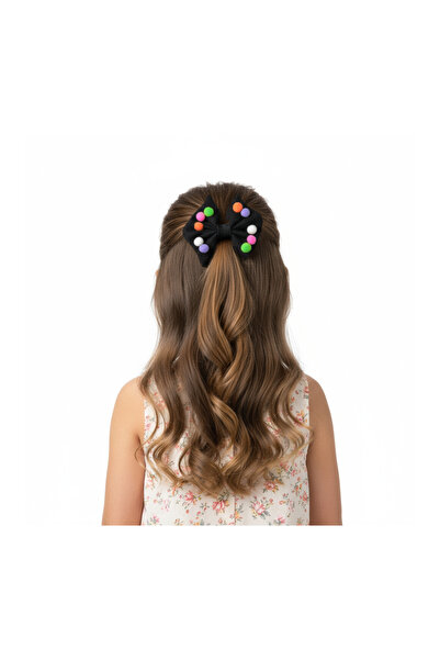 By Piera Детска еластична лента за коса с помпон 087