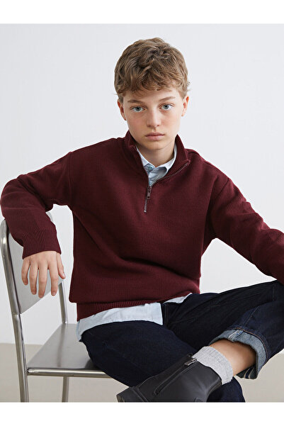 LC Waikiki Pulover de tricotaj pentru băiat cu guler ridicat