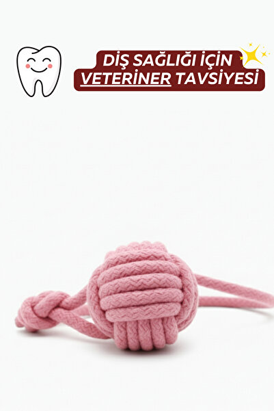shop Monkey Fist Köpek Oyuncağı – Dayanıklı Pamuk İpli, Doğal Top ve Çekiştirme Oyuncağı (Medium)